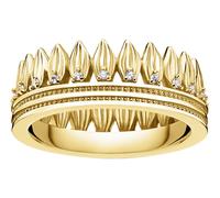 Thomas Sabo TR2282-414-14 Ring für Damen Krone Blätter goldfarben 54/17.2