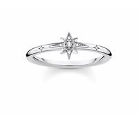 THOMAS SABO Ring Stern mit Steinen silber 925 Sterling Silber TR2317-051-14-50