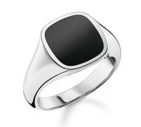 THOMAS SABO Ring klassisch schwarz 925 Sterlingsilber