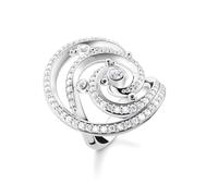 Thomas Sabo TR2379-051-14 Damenring Welle mit Weißen Steinen 50/15.9