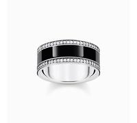 Thomas Sabo - TR2446-691-11-48 - Ring - Damen - 925er Silber geschwärzt - Weite 48