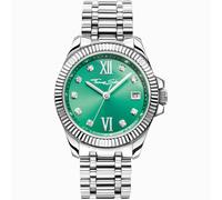 Thomas Sabo Damenuhr WA0404-201-211-33 MM - Edelstahl - Grün