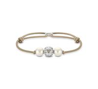 THOMAS SABO Unisex Armband Bead beige 925 Sterlingsilber A2073-170-19-L22V