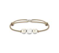 Thomas Sabo Unisex Armband Bead beige 925 Sterlingsilber A2074-170-19-L22V