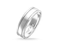 THOMAS SABO Unisex Bandring 925Er Sterlingsilber, Geschwärzt TR1936-001-12