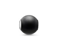 Thomas Sabo Karma Beads - K0001-023-11 - Obsidian mattiert Silber - schwarz