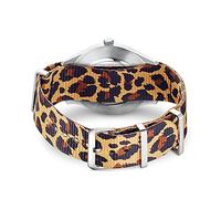 THOMAS SABO Uhrenarmband CODE TS Nato Animal Print Polyester Beige