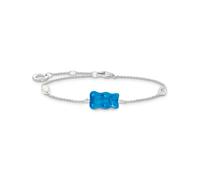 Thomas Sabo A2151-052-1-L19V Armband - HARIBO Gummibärchen - Goldbär - Silber & Glas & Zirkonia - Blau- 16 bis 19 cm