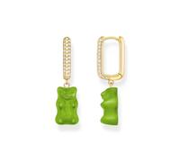THOMAS SABO x HARIBO Einzel-Creole mit Goldbären-Anhänger in Midiversion