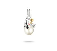 Thomas Sabo Charm - Perle Snoopy & Woodstock Santa Edition PEANUTS Connect - CC1308-427-14 rot