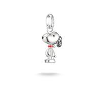 THOMAS SABO x PEANUTS Charm-Anhänger Snoopy Pavé PEANUTS Connect, Kaltemail