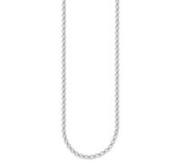 Thomas Sabo Charm Club Unisex-Charm-Kette, kleine runde Gliederkette, 925er Sterlingsilber, X0001-001-12