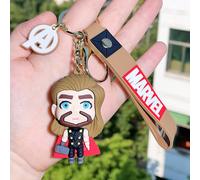 (Thor) Avengers Schlüsselanhänger-Kollektion, süße und einzigartige Silikongeschenke