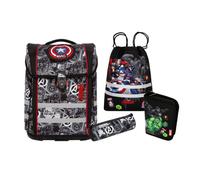 THORKA GmbH McNeill Ergo Perfecto Marvel Avengers, Schulranzen, 5tlg.