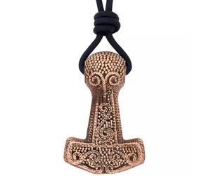 Thorshammer „Mjölnir“ aus Bronze - Replik des Bredsättra-Fundes