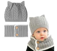 THQAE Schlupfmütze Baby, Schalmütze Baby, Wintermütze MäDchen,Kleinkind Baby SchalMütze warm gefüttert Kinder Mädchen und Jungen