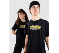Thrasher Checkered Oval T-Shirt black Herren Gr. L