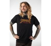 Thrasher - Cracked By Exteenager - T-Shirt - Schwarz - S - 100% Baumwolle,Jersey Schwarz S