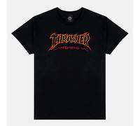 Thrasher Cracked T-Shirt - Black - L