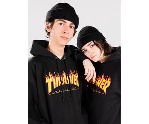 Thrasher Flame Hoodie black Gr. M