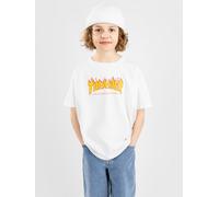 Thrasher Flame Kids Kids T-Shirt white Jungen Gr. M