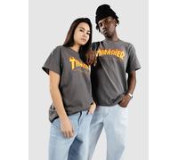 Thrasher Flame T-Shirt charcoal Gr. S