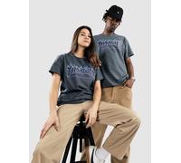 Thrasher Flame T-Shirt darkheather Gr. L