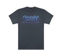 Thrasher Flame T-Shirt darkheather Gr. S