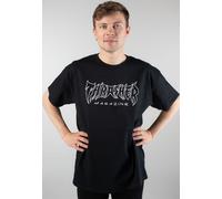 Thrasher - Metal Black - T-Shirt - Schwarz - M - 100% Baumwolle,Jersey Schwarz M