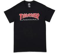 Thrasher Outlined Unisex-T-Shirt für Erwachsene
