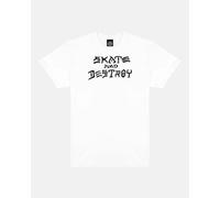 White Thrasher Skate And Destroy Short Sleeve T-shirt Weiß M Herren