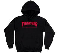 Thrasher Skate Mag Kapuzen-Sweatshirt, Pullover, Skate-Sweatshirt, Schwarz/Rot, Größe M, Schwarz, Medium