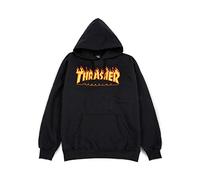 Thrasher TRUFLP05754, Sweatshirt für Herren, Schwarz, M