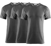 Thread Linens 3er-Pack Herren-Thermo-T-Shirt, Bodywarmer, Basisschicht, Thermounterwäsche, Herren-Thermo-Top für Herren, Größe S-XXL