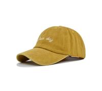 Three-dimensional embroidery baseball cap washed old cap bad hair day embroidered cap sun visor