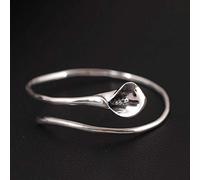 THTHT S 925 Silber Vintage Armband Weibliche Öffnung Glänzend Calla Mode Elegante Persönlichkeit Kreative Schöne High-End Geschenke