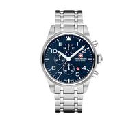 THUNDERBOLT CHRONO Edelstahl Blau 42mm- Swiss Made