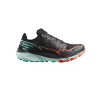 Salomon - Trailrunning-Schuhe - Thundercross Black/Cherry Tomato/Electric Green für Herren - Größe 42 - schwarz schwarz 42