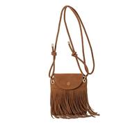 TIAASTAP Kleine Handtasche mit Quaste - Hippie Kostüm Damen Crossbody Bag - Boho Tasche Y2K Vintage 70er Mode Umhängetasche - Flower Power Accessoires