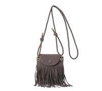 TIAASTAP Kleine Handtasche mit Quaste - Hippie Kostüm Damen Crossbody Bag - Boho Tasche Y2K Vintage 70er Mode Umhängetasche - Flower Power Accessoires