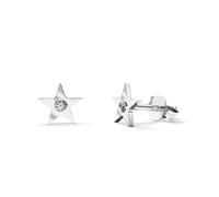 TIABELLE - Ohrstecker STELLA aus Titan mit funkelnden Swarovski® Zirconias - Stern Ohrringe für Damen - allergenfrei & hautverträglich - Handmade in Germany (MINI | 6mm ø und MIDI | 7,2mm ø)