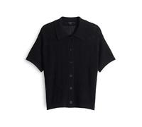 someday Damen Strickjacke | TIANDRA Regular Strickcardigan mit Ajourmuster Black, 38