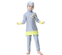 TianMai Mädchen Kinder Muslimische Bademode Islamische Schwimmanzug Badeanzug Burkini Muslim Swimwear (N3, 160cm)