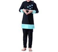 TianMai Mädchen Kinder Muslimische Bademode Islamische Schwimmanzug Badeanzug Burkini Muslim Swimwear (N1, 120cm)