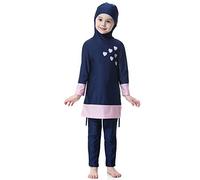 TianMai Muslimische Bademode für Mädchen, Hijab, Islamisch, Swimsuits, Lange Ärmel, Burkini Muslim Swimwear