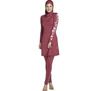 TianMai Neue Muslimische Bademode Muslim Islamischen Bescheidene Full Cover Badebekleidung Modest Swimwear Beachwear Burkini für Frauen (10-2, Int'l XL (EU-Größe 40-42))