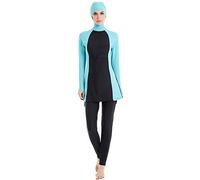 TianMaiGeLun Muslimischen Badeanzug Full Cover Bescheidene Badebekleidung Modest Swimwear (N1, Int'l M)
