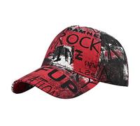 TianWlio Baseball Unisex Outdoor Sonnenhut Baseballkappe Männer und Frauen Casual Regular Jugend Retro Letters Bunte High Street Cap Baseball Cap Cap Unisex Baumwoll Kappe Verstellbar Baseball