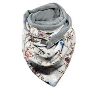 TianWlio Frauen Schal Mit Knöpfen Elegant Klassischer Persönlichkeit Herbstschal Weicher Schal Mehrzweck-Mode-Druck-Schal-Schal-Schal-Frauen-Schal #1