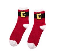 TianWlio Weihnachtssocken Unisex weiche Baumwollsocken Socken Startseite Süße Socken Damensocken Warme bedruckte weihnachtliche bequeme Socken Weiche Weihnachtssocken Fleece Thermosocken